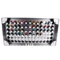 2020 Newest Stainless Steel 98 Hole Wall Hung Tattoo Ink Pigment Display Stand
